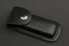 IZUMI ICHIAGO Red Hawk Folder, Taschenmesser aus Japanischem VG-10 Damaststahl mit Lederetui IZUMI ICHIAGO
