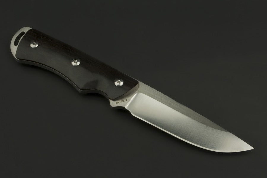 ED MAHONY Ebony Hunter Pro, Jagdmesser, AUS-10 ED MAHONY