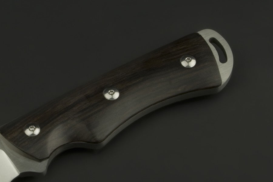ED MAHONY Ebony Hunter Pro, Jagdmesser, AUS-10 ED MAHONY