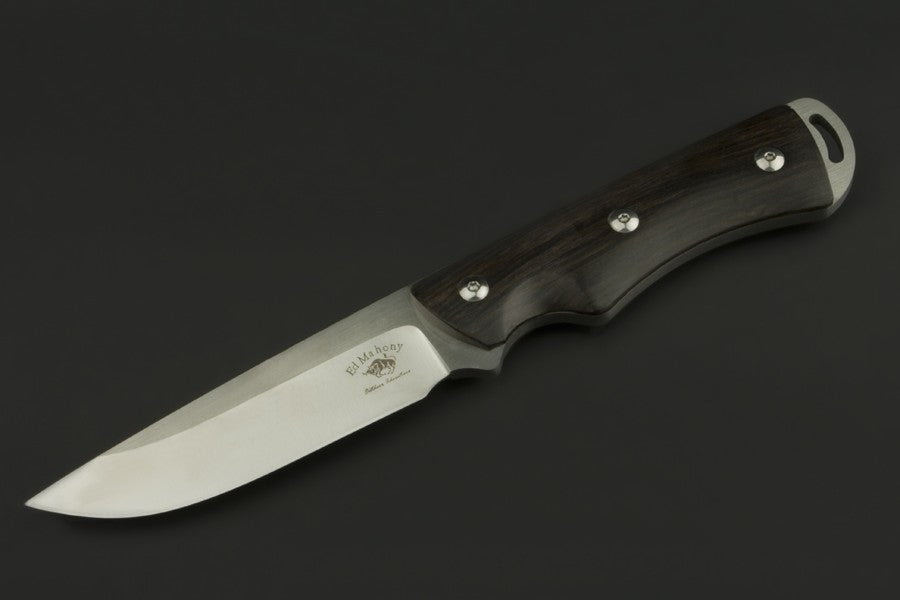 ED MAHONY Ebony Hunter Pro, Jagdmesser, AUS-10 ED MAHONY