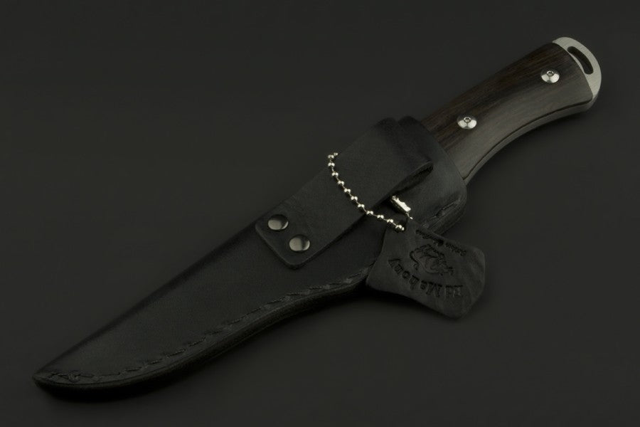 ED MAHONY Ebony Hunter Pro, Jagdmesser, AUS-10 ED MAHONY