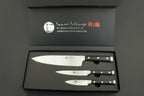 IZUMI ICHIAGO 3-tlg. Kochmesser Set "Professional Chef Knives" aus Japanese High Carbon Stainless Steel IZUMI ICHIAGO