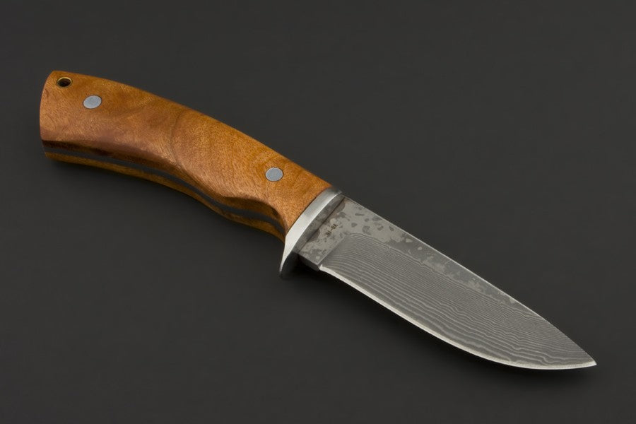 IZUMI ICHIAGO Amboina Red Wood Tree, Jagdmesser aus japanischem VG-10 Damaststahl IZUMI ICHIAGO