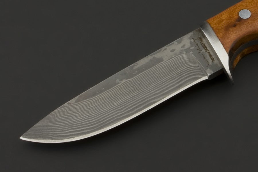 IZUMI ICHIAGO Amboina Red Wood Tree, Jagdmesser aus japanischem VG-10 Damaststahl IZUMI ICHIAGO