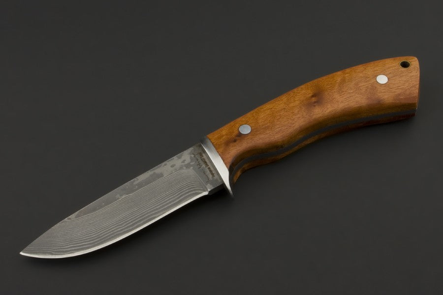 IZUMI ICHIAGO Amboina Red Wood Tree, Jagdmesser aus japanischem VG-10 Damaststahl IZUMI ICHIAGO
