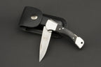 ED MAHONY Buffalo Folder I, Taschenmesser, Griff aus Büffelhorn, 440C ED MAHONY