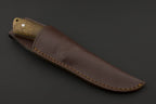ED MAHONY Beaver Hunter weißes Wurzelholz, Jagdmesser, 440C ED MAHONY