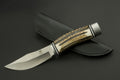 ED MAHONY White-tailed Deer Hunter, Jagdmesser, 440C ED MAHONY