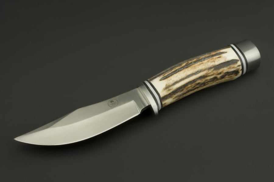 ED MAHONY White-tailed Deer Hunter, Jagdmesser, 440C ED MAHONY