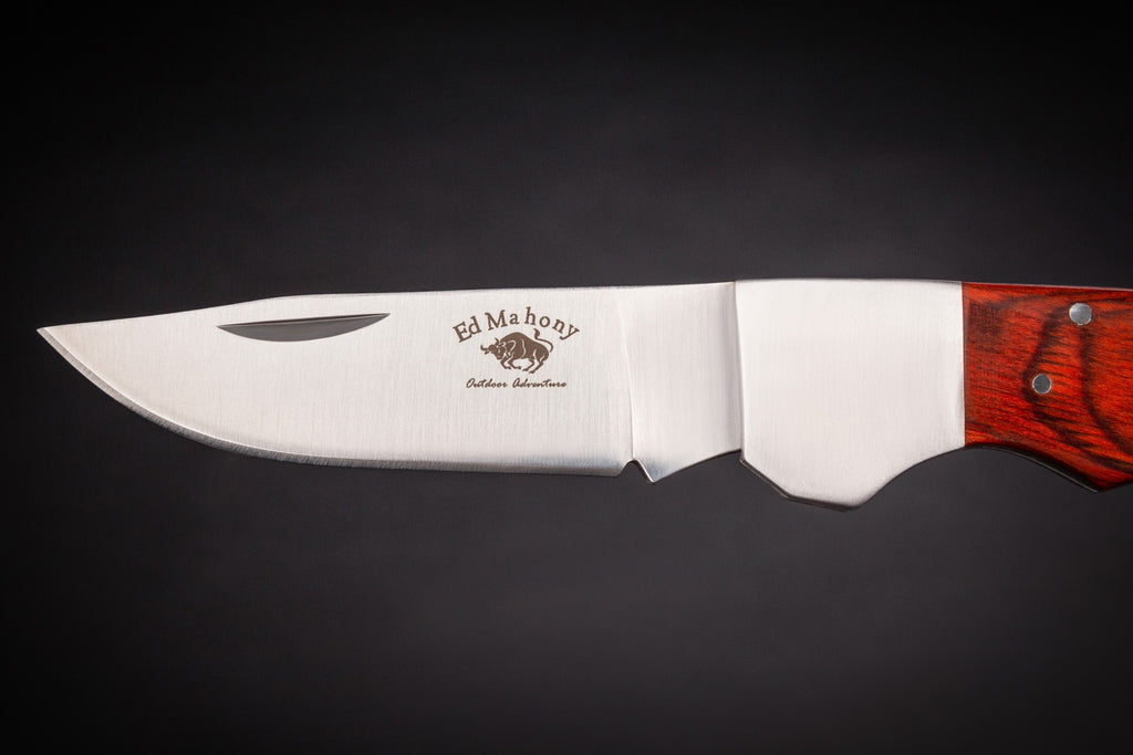 ED MAHONY Red Prairie Folder, Taschenmesser, 440C ED MAHONY