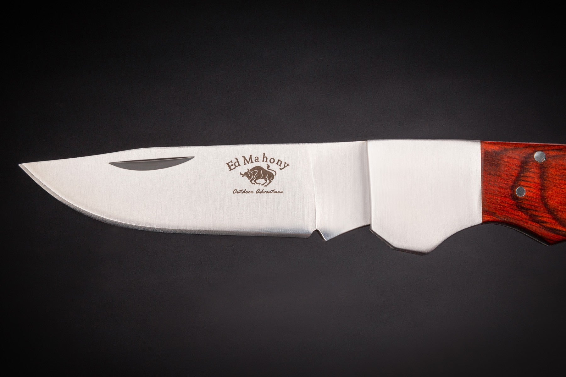 ED MAHONY Red Prairie Folder, Taschenmesser, 440C ED MAHONY