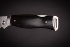 ED MAHONY Ebony Folder 3rd Generation, Taschenmesser, Ebenholz Griffschalen, Backlock,  D2 Messerstahl ED MAHONY