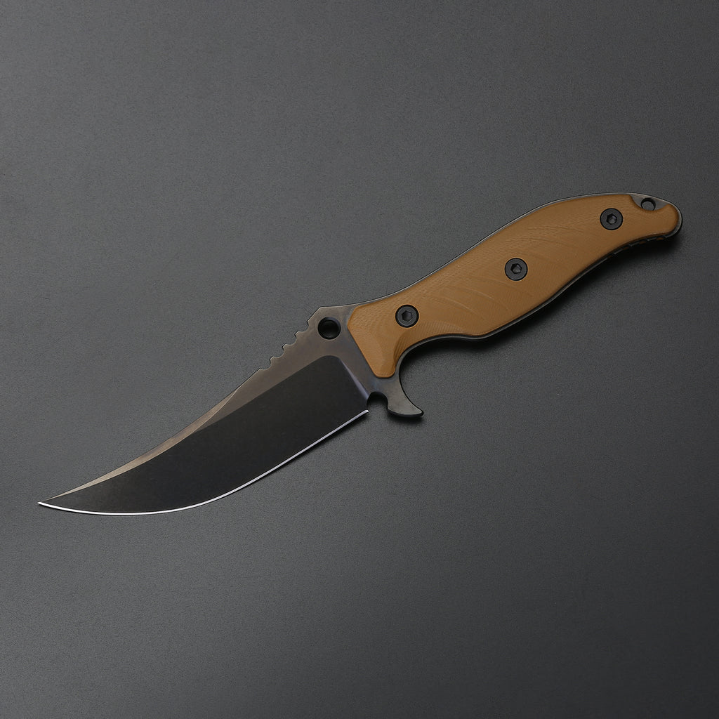 OMNIVORE Lightweight EDC, Outdoor und Self-Defence Messer mit Kydexscheide ED MAHONY