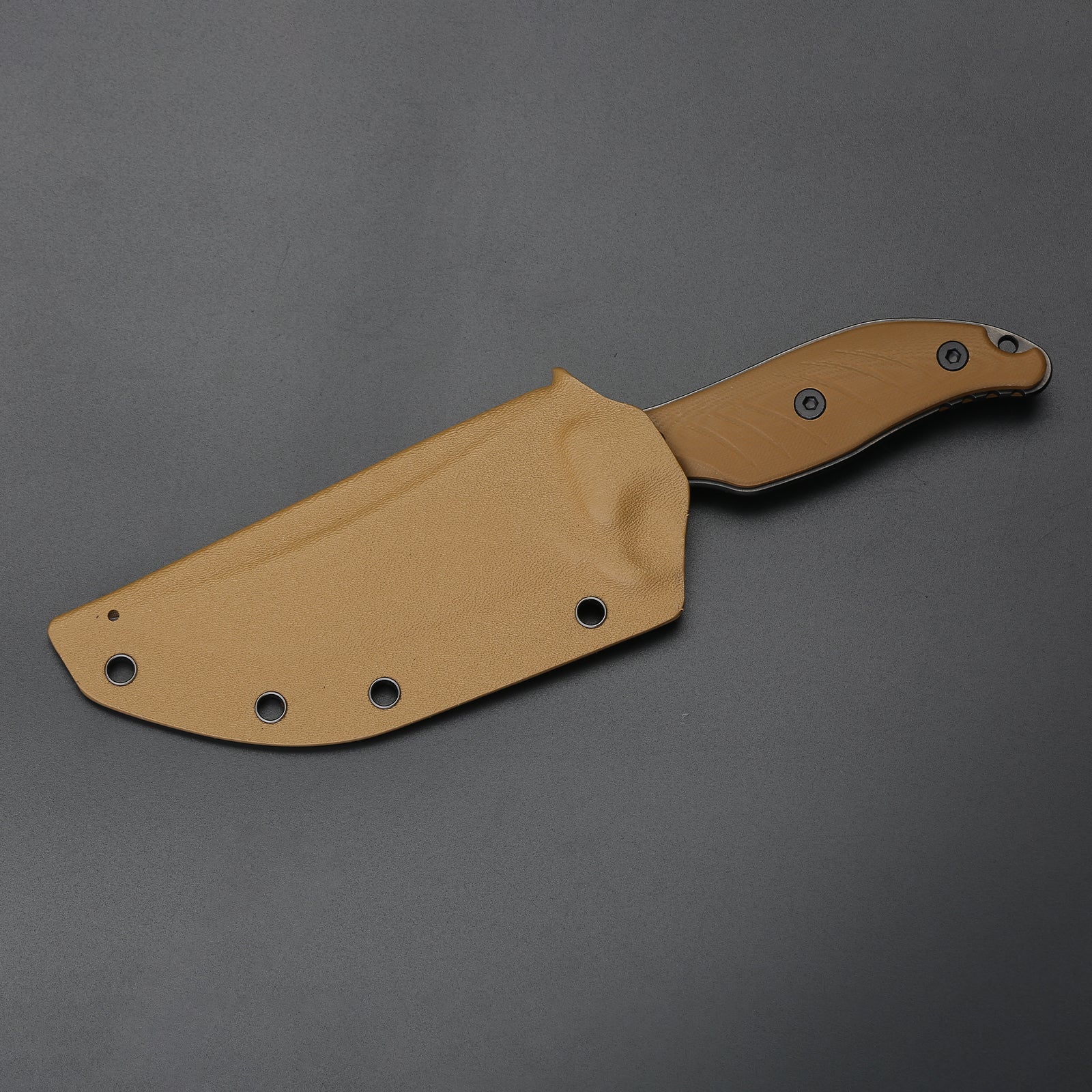 OMNIVORE Lightweight EDC, Outdoor und Self-Defence Messer mit Kydexscheide ED MAHONY