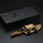 OMNIVORE Lightweight EDC, Outdoor und Self-Defence Messer mit Kydexscheide ED MAHONY