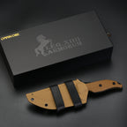 OMNIVORE Lightweight EDC, Outdoor und Self-Defence Messer mit Kydexscheide ED MAHONY