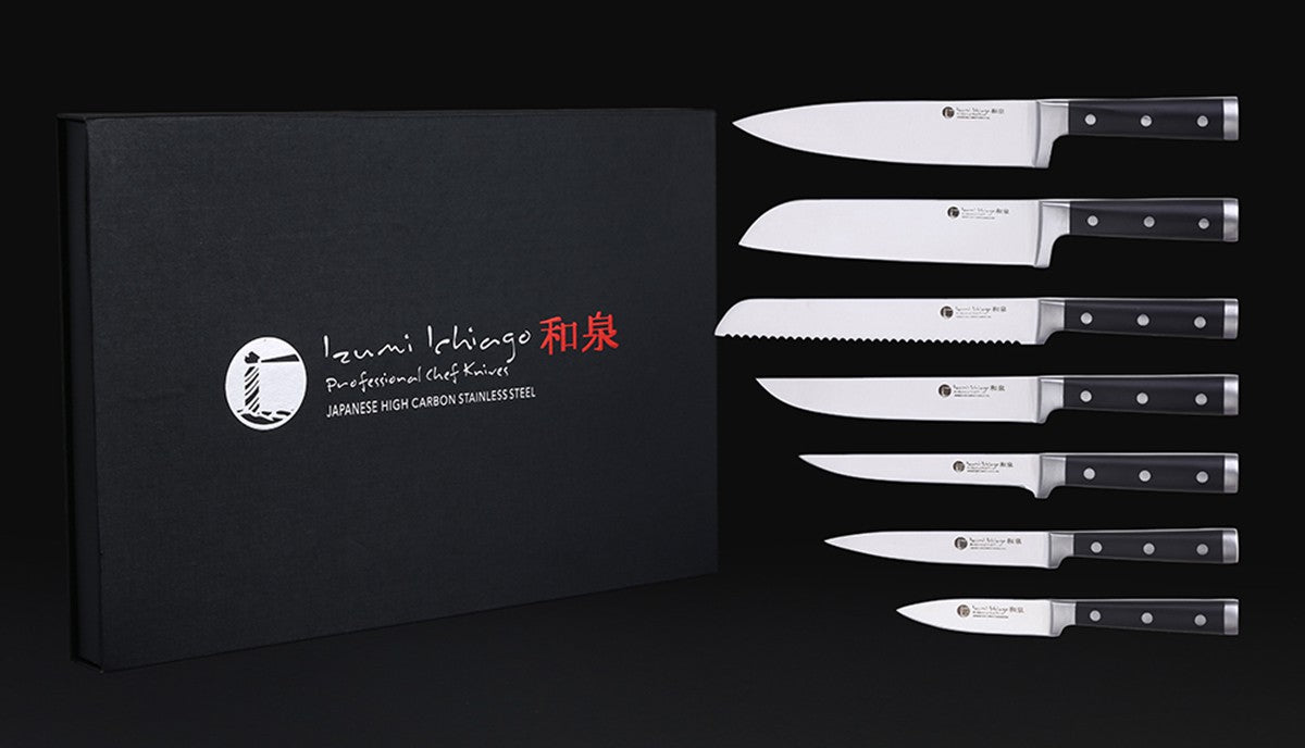 IZUMI ICHIAGO - 7-tlg. Kochmesser-Set "Professional Chef Knives" IZUMI ICHIAGO