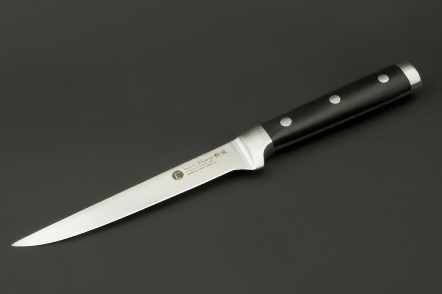 IZUMI ICHIAGO - 7-tlg. Kochmesser-Set "Professional Chef Knives" inkl. Bambustständer und Wasserschleifstein IZUMI ICHIAGO