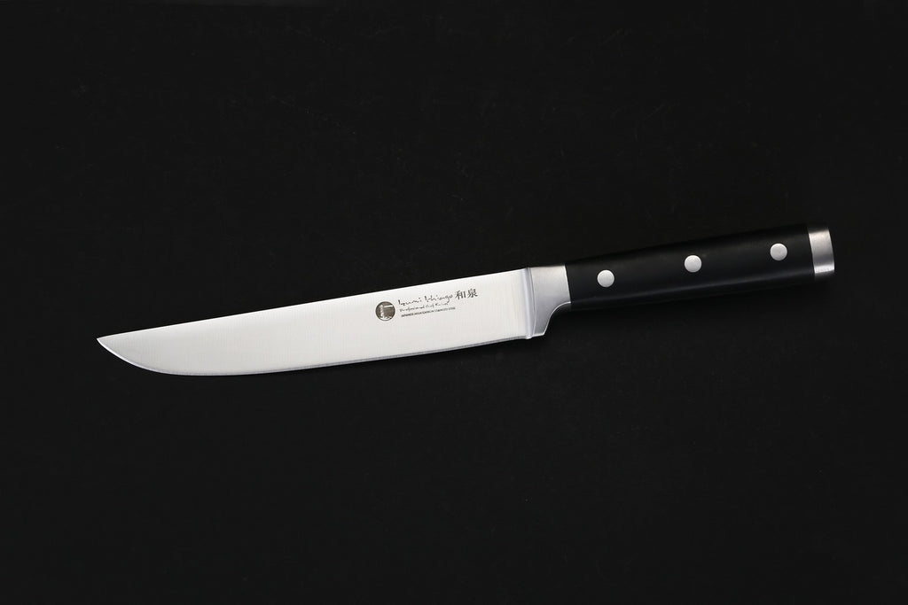 IZUMI ICHIAGO - 7-tlg. Kochmesser-Set "Professional Chef Knives" inkl. Bambustständer und Wasserschleifstein IZUMI ICHIAGO