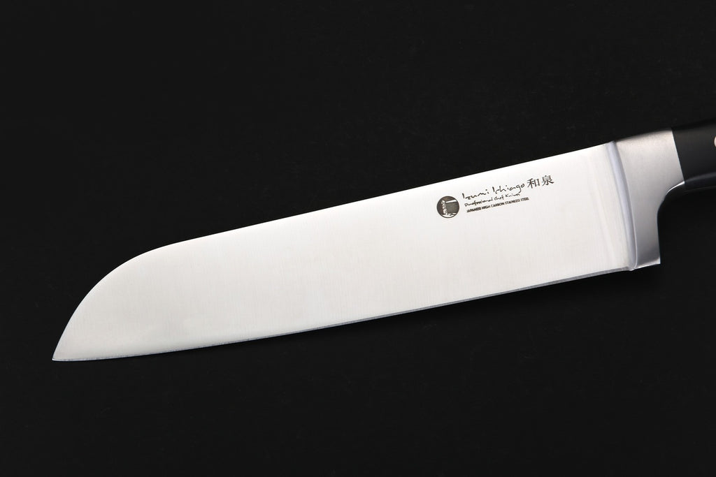 IZUMI ICHIAGO - 7-tlg. Kochmesser-Set "Professional Chef Knives" inkl. Bambustständer und Wasserschleifstein IZUMI ICHIAGO
