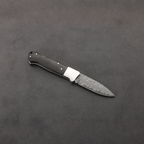 ED MAHONY Buffalo Folder III, Taschenmesser, VG-10 Damaststahl, Ebenholz Griffschalen ED MAHONY