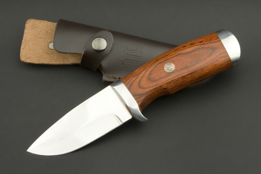 ED MAHONY Cocobolo Hunter, Jagdmesser 440C ED MAHONY
