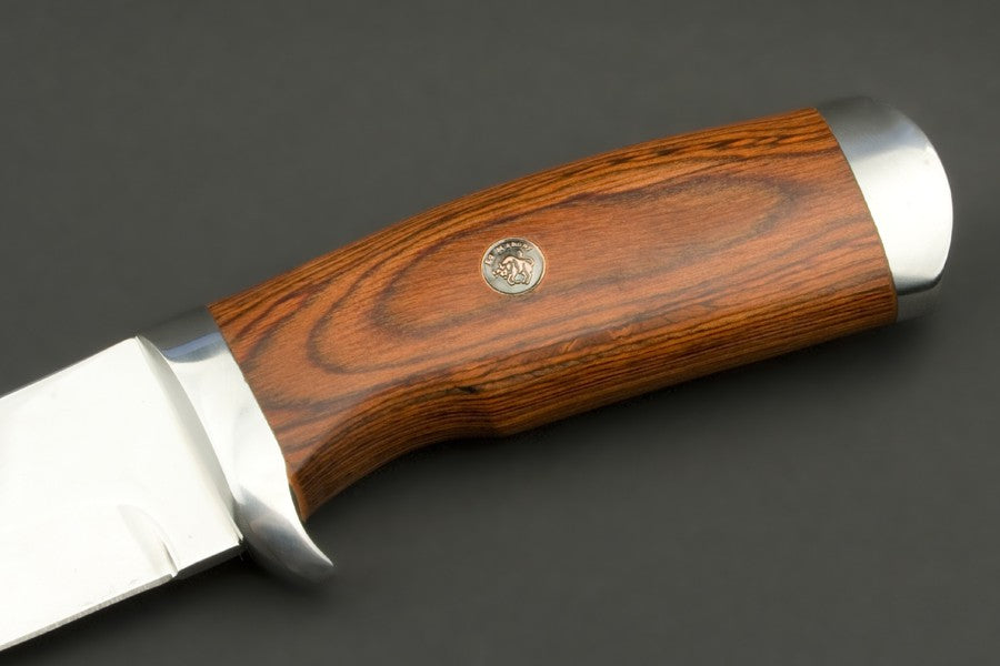 ED MAHONY Cocobolo Hunter, Jagdmesser 440C ED MAHONY