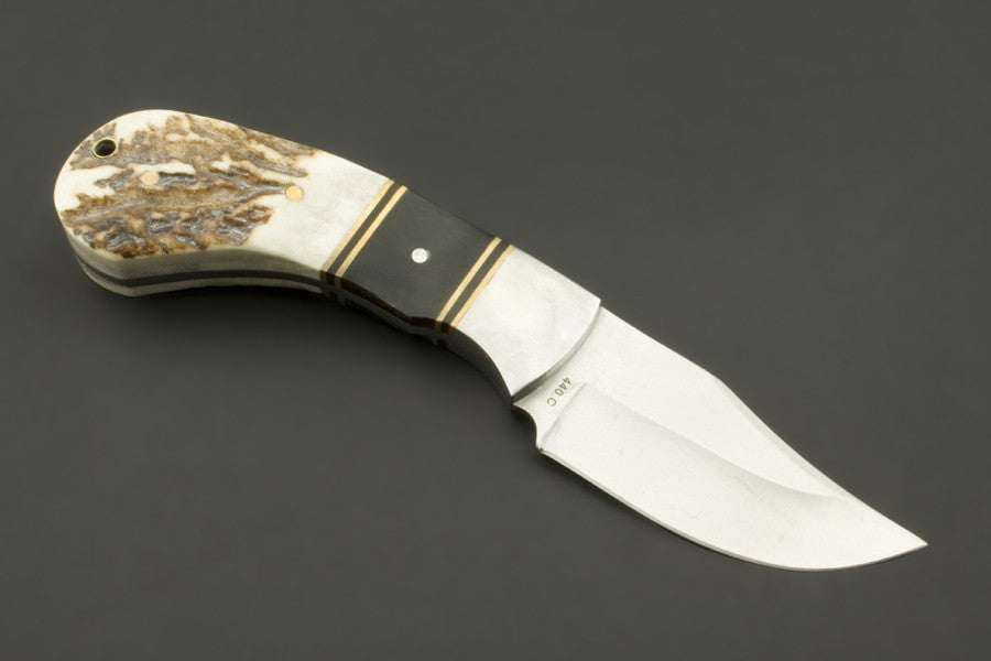 ED MAHONY Buffalo Skinner, Jagdmesser, 440C ED MAHONY