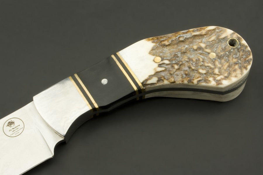 ED MAHONY Buffalo Skinner, Jagdmesser, 440C ED MAHONY