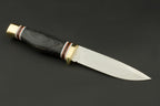 ED MAHONY Ebony Hunter, Jagdmesser, 440C ED MAHONY