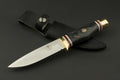 ED MAHONY Ebony Hunter, Jagdmesser, 440C ED MAHONY
