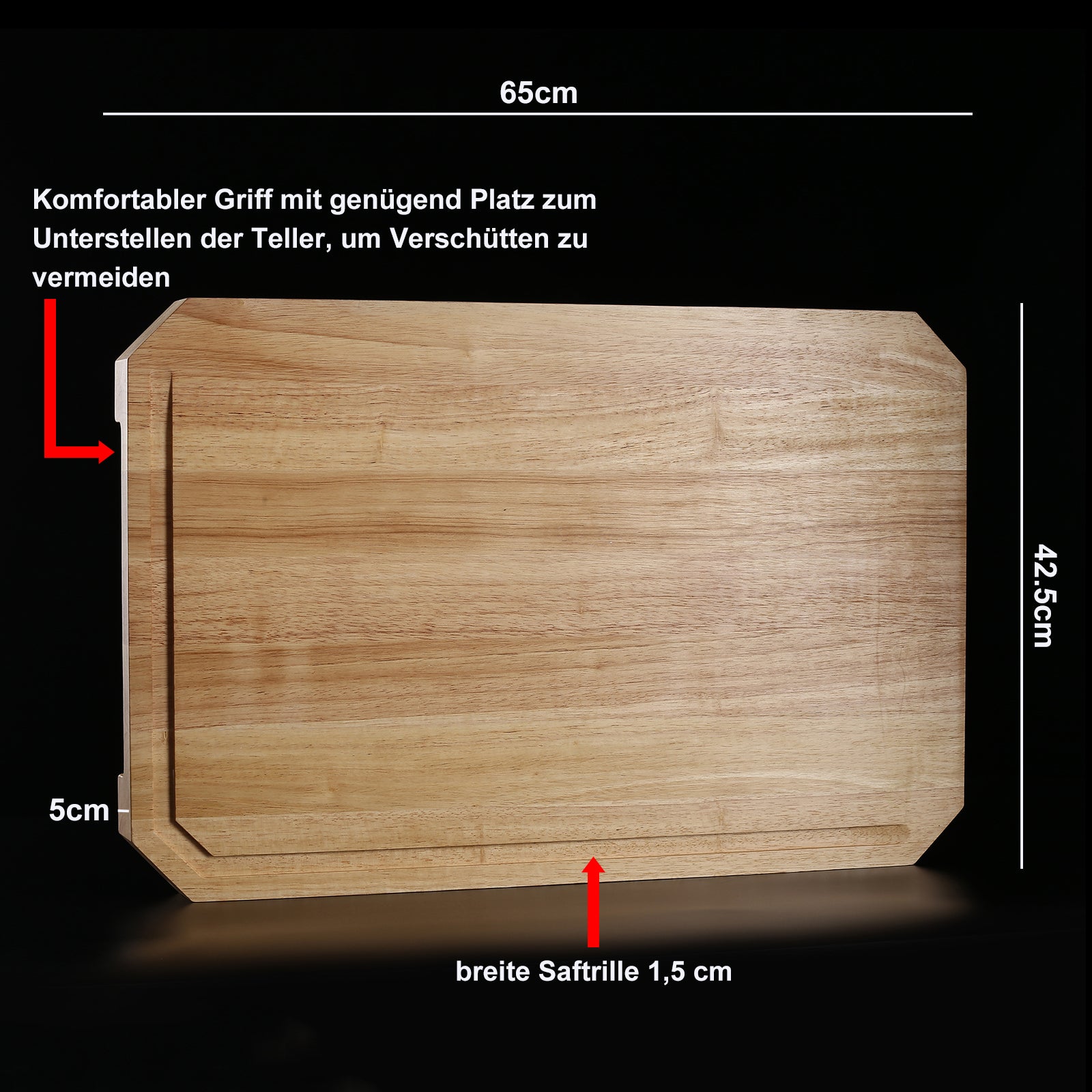 IZUMI ICHIAGO großes Schneidebrett - Para-Holz Thailand mit linen oil IZUMI ICHIAGO
