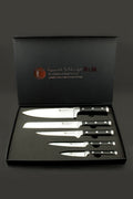 IZUMI ICHIAGO - 5-tlg. Kochmesser-Set "Professional Chef Knives" aus  Japanischer High-Carbon Edelstahl IZUMI ICHIAGO