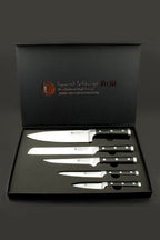 IZUMI ICHIAGO - 5-tlg. Kochmesser-Set "Professional Chef Knives" aus  Japanischer High-Carbon Edelstahl IZUMI ICHIAGO