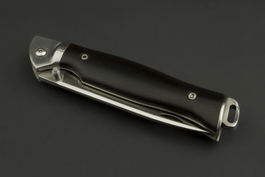 ED MAHONY Little Ebony Folder, Taschenmesser, 440C ED MAHONY