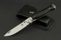 ED MAHONY Little Ebony Folder, Taschenmesser, 440C ED MAHONY