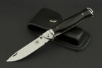 ED MAHONY Little Ebony Folder, Taschenmesser, 440C ED MAHONY