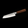 PUMA IP 5.5” Santokumesser, aus Japanischem VG-10 Damaststahl mit Griff aus Nussbaum-Pakkaholz PUMA