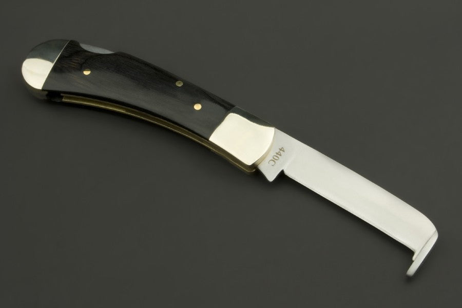 ED MAHONY Hufmesser, Taschenmesser, hoof knife, right gutter knife with secure back-lock, sharp scalpel sharpening ED MAHONY