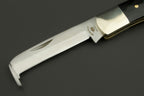 ED MAHONY Hufmesser, Taschenmesser, hoof knife, right gutter knife with secure back-lock, sharp scalpel sharpening ED MAHONY