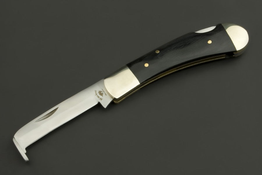 ED MAHONY Hufmesser, Taschenmesser, hoof knife, right gutter knife with secure back-lock, sharp scalpel sharpening ED MAHONY