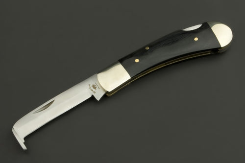 ED MAHONY Hufmesser, Taschenmesser, hoof knife, right gutter knife with secure back-lock, sharp scalpel sharpening ED MAHONY