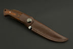 ED MAHONY Elch Master V, Jagdmesser, (red pakka wood handle）, 440C ED MAHONY
