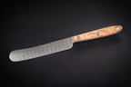 Ernst Siebeneicher-Hellwig Buckelmesser - Buttermesser, Brotzeitmesser und Küchenmesser im modernen Stil aus Maserbirke ERNST SIEBENRICHER-HELLWIG