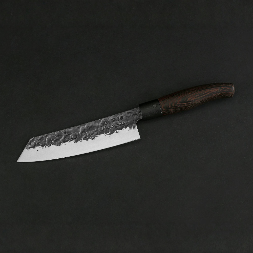 TAKAHIRO MIYAZAKI - Santoku bocho Okii - Santoku Messer 7 inch,	 Klinge aus japanischem blauem Papierstahl TAKAHIRO MIYAZAKI