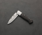 ED MAHONY Buffalo Folder III, Taschenmesser, D2 Stahl, Ebenholz Griffschalen ED MAHONY