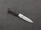 ED MAHONY Buffalo Folder III, Taschenmesser, D2 Stahl, Ebenholz Griffschalen ED MAHONY