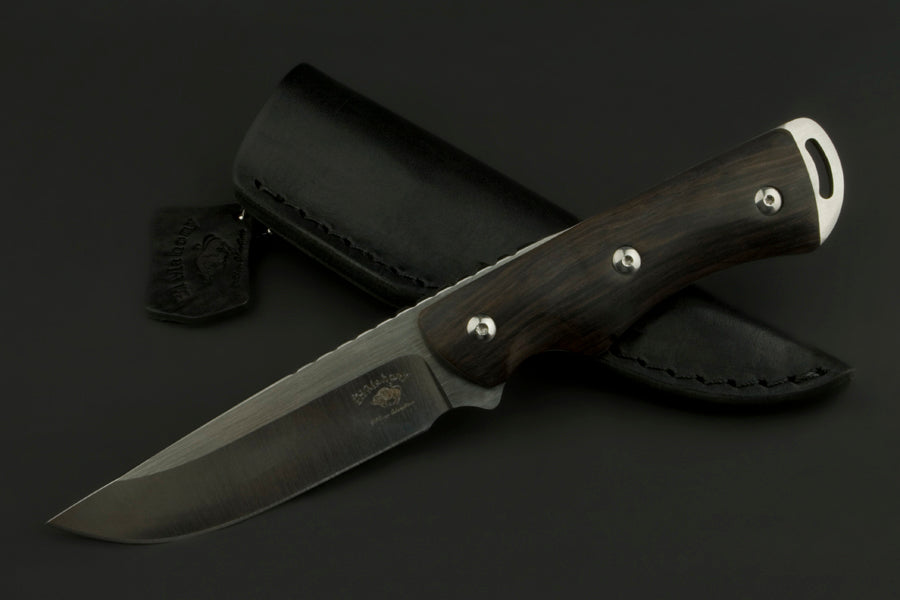 ED MAHONY Ebony Hunter Pro, Jagdmesser, AUS-10 ED MAHONY