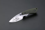 PUMA IP/ Ed Mahony red deer, G10 grün, D2 Stahl, Rothirsch im Wald ED MAHONY