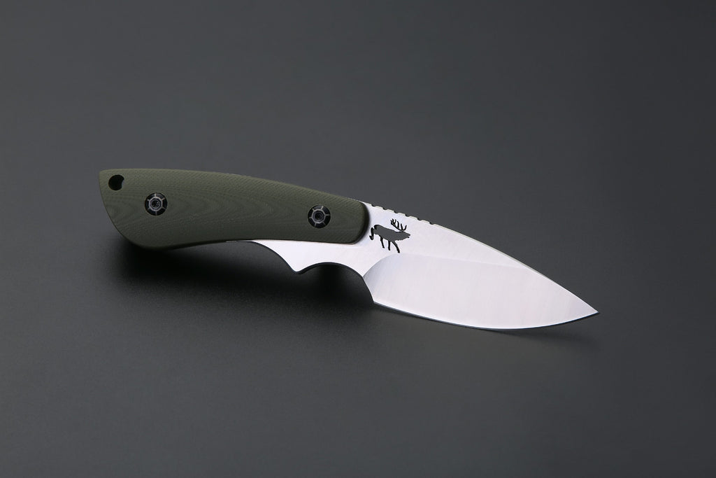 PUMA IP/ Ed Mahony red deer, G10 grün, D2 Stahl, Rothirsch im Wald ED MAHONY